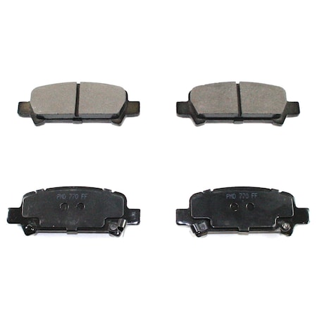 Pronto Dura Premium Brake Pads Rear, Bp770Ms BP770MS